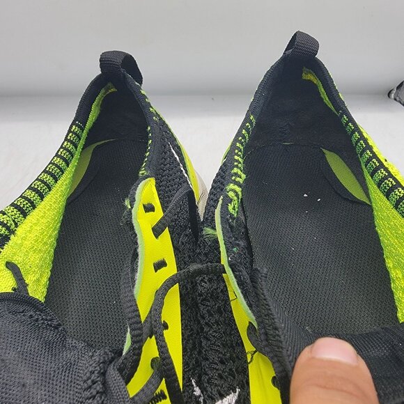 Nike Air Max Flyknit Racer Mens 14 Volt Black White Sequoia Shoes FD4610-700 main image 7